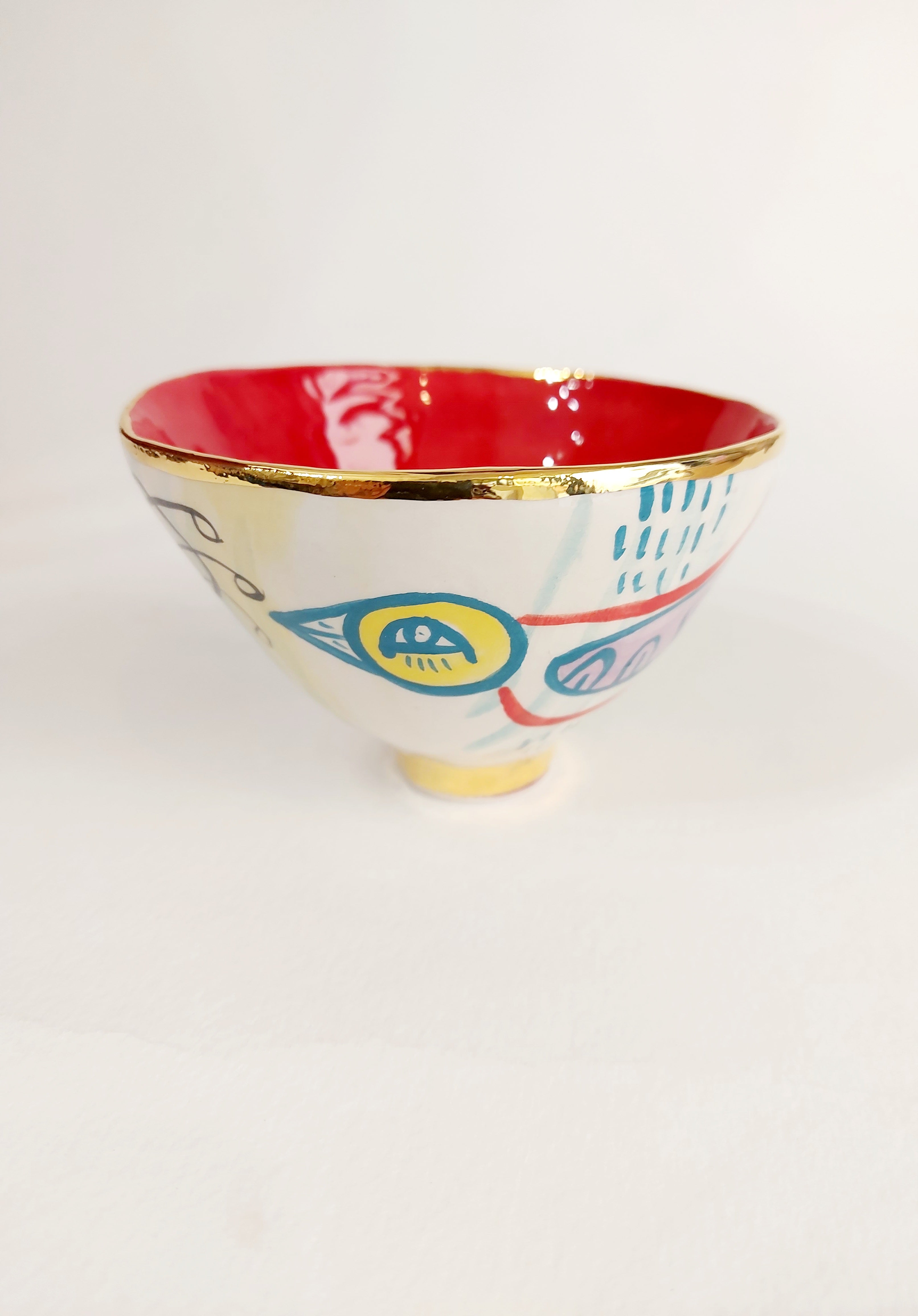 tazza di tè giapponese, SAKANA EIGO, disegni